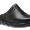 Men Josef Seibel | Max Black Leather Slipper