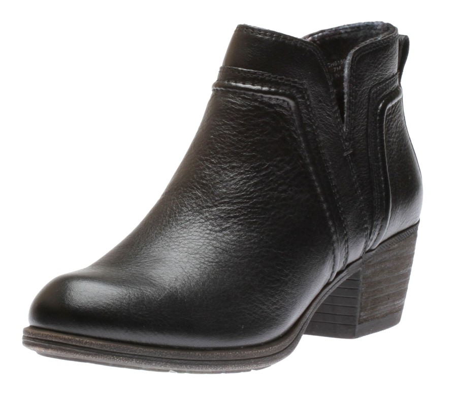 Women Cobb Hill | Anisa V-Cut Black Bootie